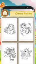 FREE unicorn painting coloring pages, have fun!截图1