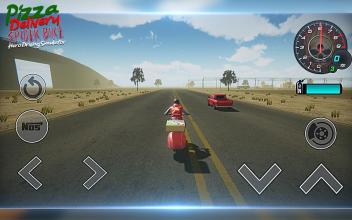 Pizza Delivery Spider Moto Hero Driving Simulator截图1