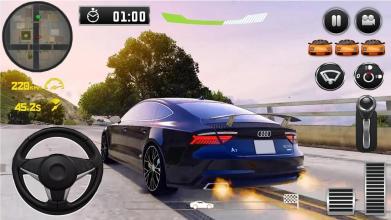 City Driving Audi Car Simulator截图3