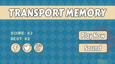 Vehicles memory game for kids截图2