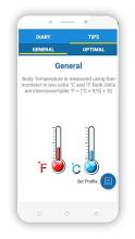 Body Temperature Thermometer : Fever Tracker截图2