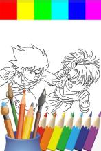 Coloring DBZ For Kids截图3