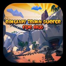 Railway Train Surfer for kids截图5