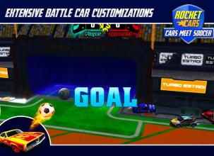 Rocket Car Soccer : Demolish Car Football Game截图2