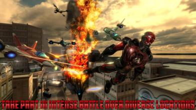 Ultimate Superhero Flying Iron City Rescue Mission截图4