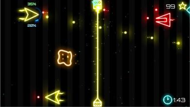 Deep space: galaxy neon arcade shooter截图5