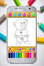 Little Teddy Bear Colouring Book截图2