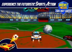 Rocket Car Soccer : Demolish Car Football Game截图1