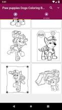 Paw puppies Dogs Coloring Book截图3