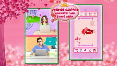 Princess Valentine Romantic Date Story Game截图3