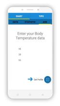 Body Temperature Thermometer : Fever Tracker截图3