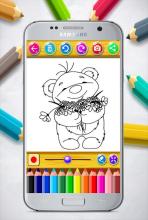 Little Teddy Bear Colouring Book截图4