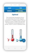 Body Temperature Thermometer : Fever Tracker截图1