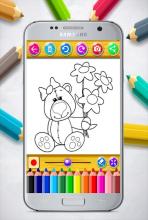 Little Teddy Bear Colouring Book截图1