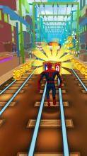 Subway spiderman surf: iron captain bat superhero截图4