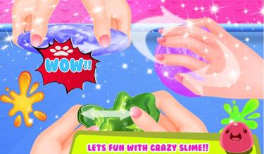 Crazy Fluffy DIY Slime: Free Baby Games截图1