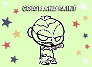 Coloring Book - Zombies vs Plants -截图2