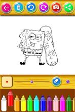 Spoong bob Coloring book pages截图5