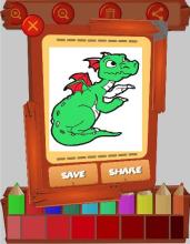 Dragon Coloring & Painting Book截图1