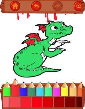 Dragon Coloring & Painting Book截图2