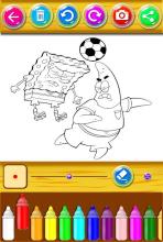 Spoong bob Coloring book pages截图3