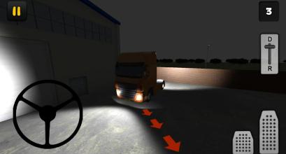 Night Truck 3D: Factory Parking截图2