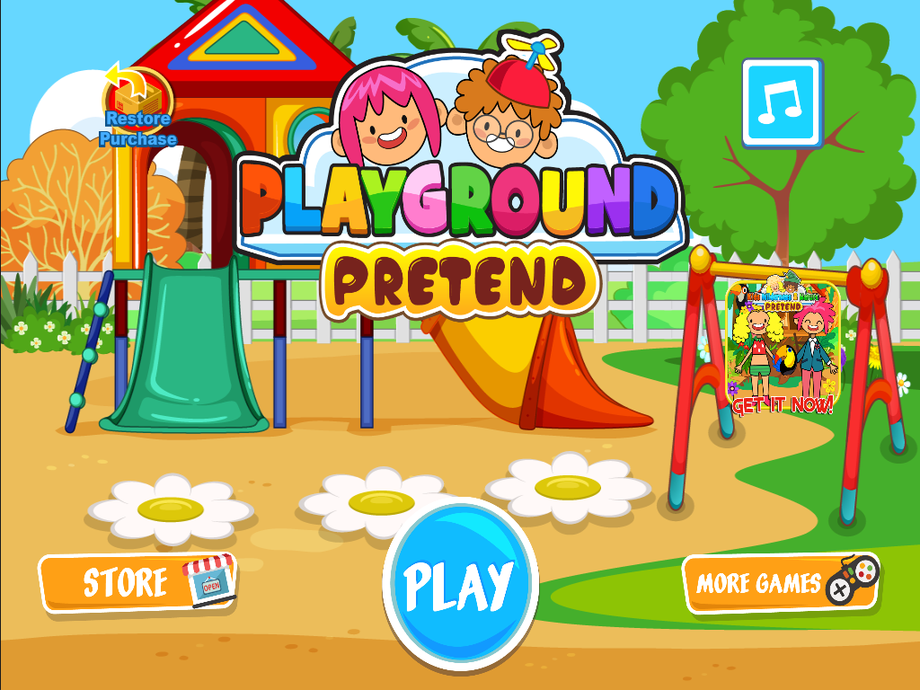 My Pretend Playground - Kids Sensory Outdoors FREE截图4