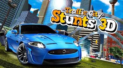 Traffic City Stunts Ramp Car截图3