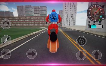 Moto Bike Spider Pizza Delivery Scooter Simulator截图2