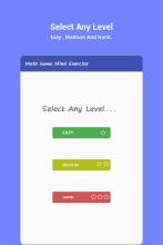 Math Game Mind Exercise - Mathematics Brain Games截图3
