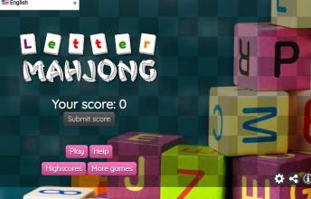 Letter Mahjong Game截图2