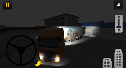 Night Truck 3D: Factory Parking截图4