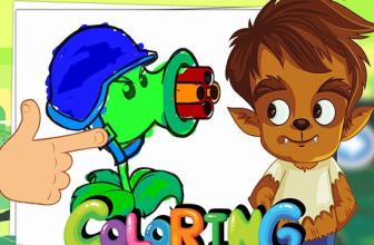 Coloring Book vs Drawing Plant GAMES截图5