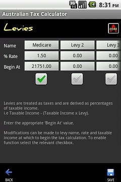 Australian Tax Calculator截图