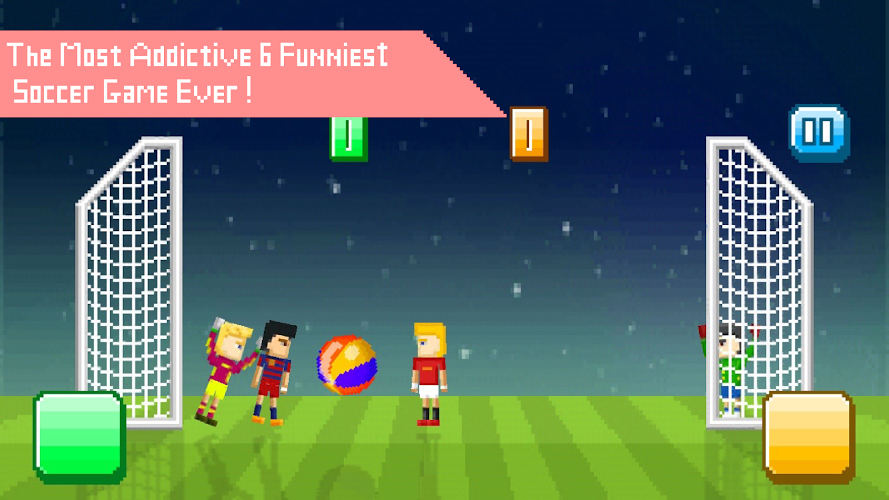 Funny Soccer - 2 Player Games截图1