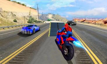 Spiderman Car Vs Bike Race Ultimate截图3