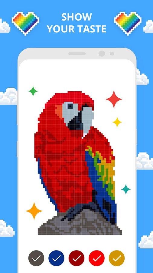 Pixel Art Sandbox Color by Number截图3