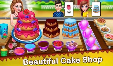 Cake Shop Great Pastries & Waffles Store Game截图5