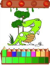 Dinosaurs Coloring and Painting Book截图1