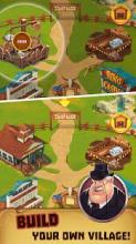 Settlers Trail Match 3: Build a town截图4