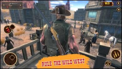 West Wild Gunfighter: Western cowboy Gun shooting截图2