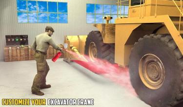 Snow Heavy Excavator Mechanic Sim: Auto Repair截图3