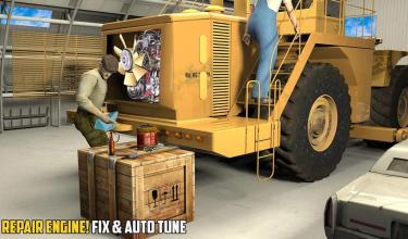 Snow Heavy Excavator Mechanic Sim: Auto Repair截图5