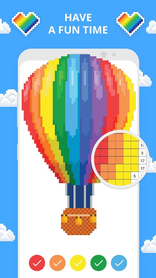 Pixel Art Sandbox Color by Number截图2