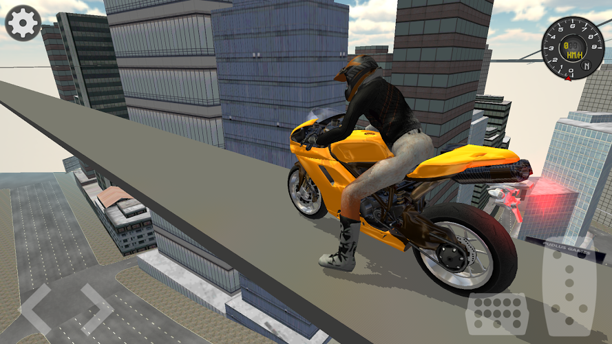 Motor Bike Crush Simulator 3D截图1