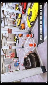 Sports Car Parking 3D & Luxury Car Driving Test截图