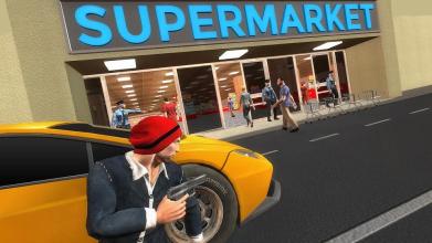 Supermarket Robbery Crime 3D截图2