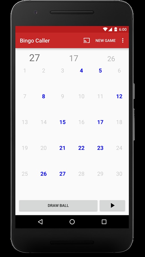 Bingo Caller for Chromecast截图3