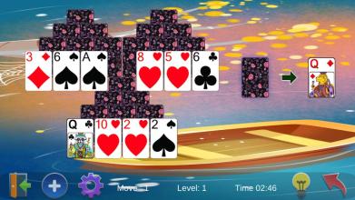 TriPeaks Solitaire Card Games Free截图1