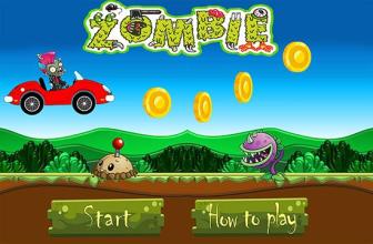 Zombie Racing Car vs Adventure plant World截图4